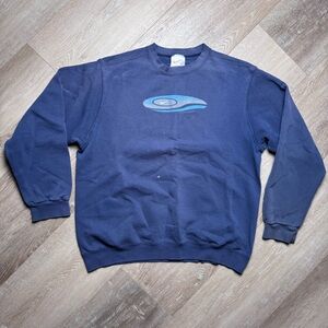 Y2K Nike Men’s Crewneck Size Large Blue